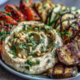 Grilled Veggie Platter Hummus