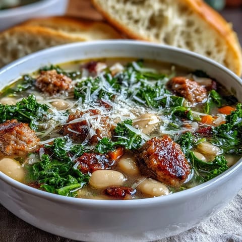 Italian White Bean Soup with Kale
