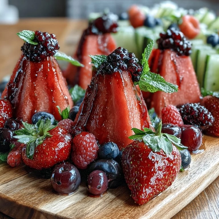 Elegant fruit display featuring edible flowers, citrus, and seasonal fruits for a graduation dessert table.